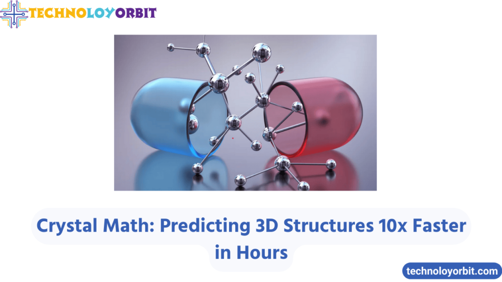 Crystal Math: Predicting 3D Structures 10x Faster in Hours